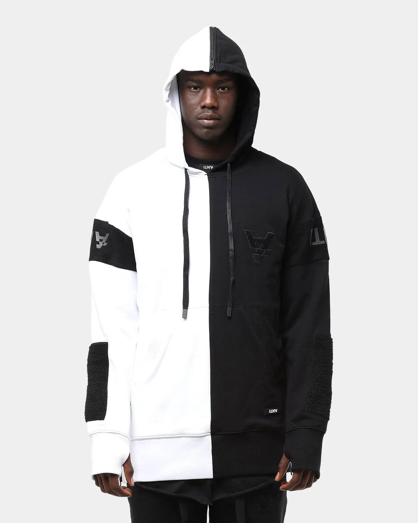 The Anti-Order Non Vertical Hoodie White/Black