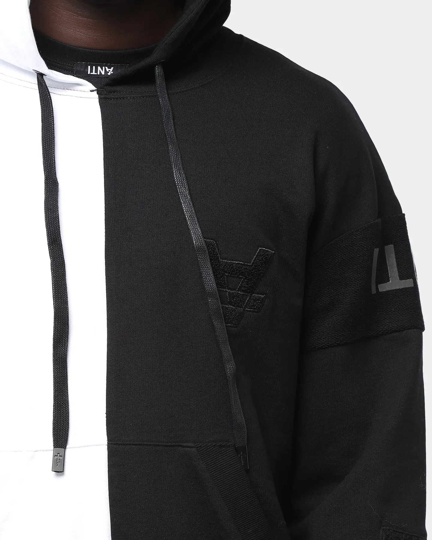 The Anti-Order Non Vertical Hoodie White/Black