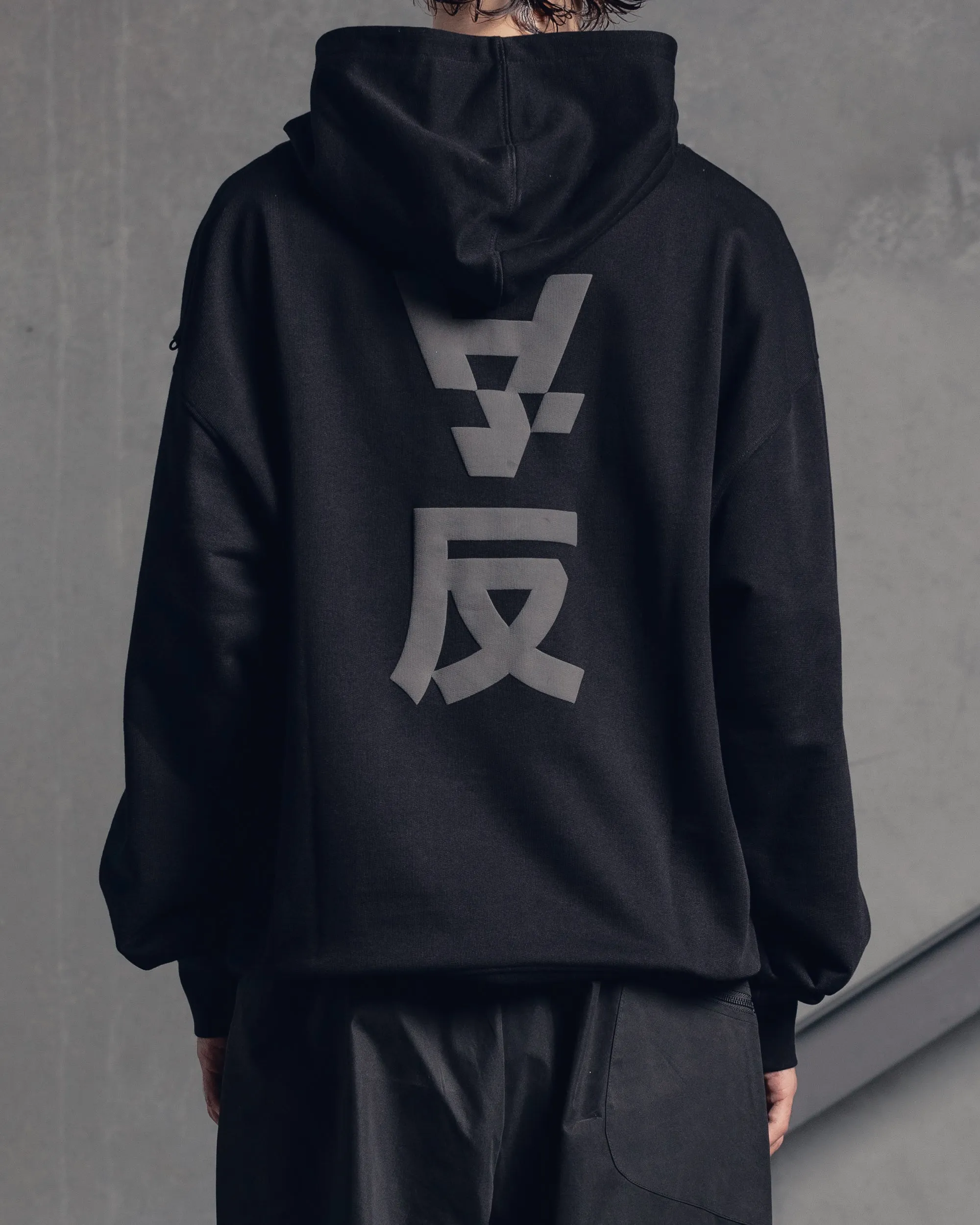 The Anti Order Shibuya Markets Boxy Hoodie Black/Grey