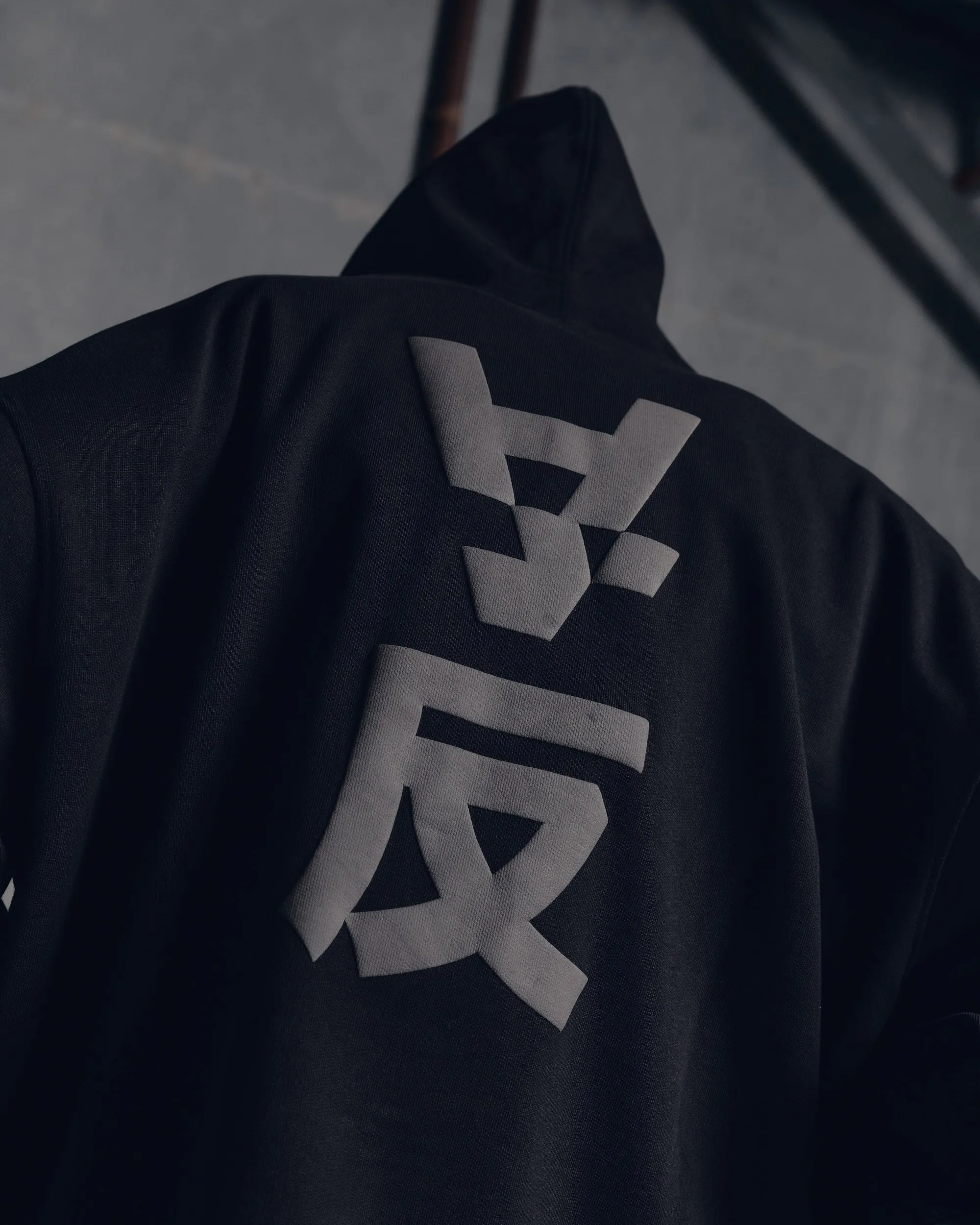 The Anti Order Shibuya Markets Boxy Hoodie Black/Grey