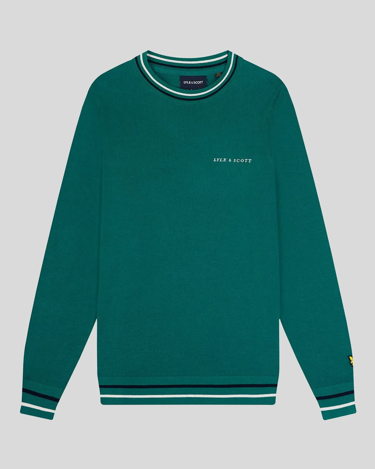 Tipped Crew Neck Jumper