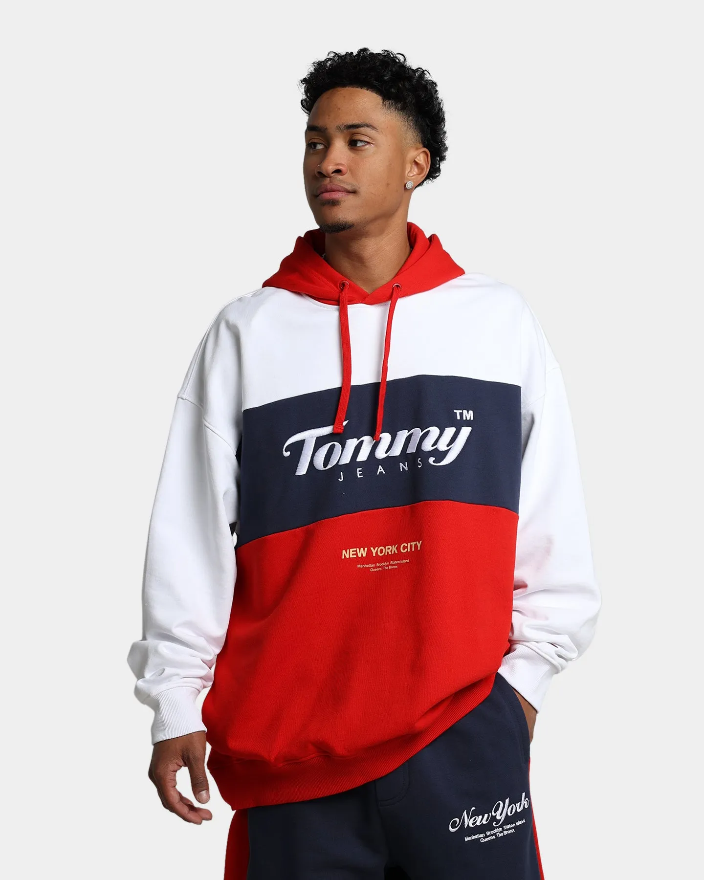 Tommy Jeans TJM Archive Hoodie Deep Crimson