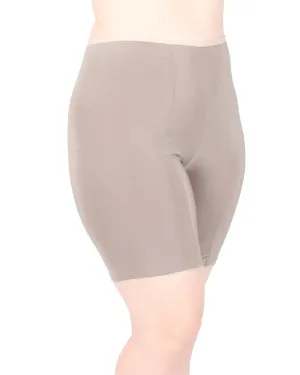 Ultra High Waist Anti Chafing Shortlette Slipshort | Beige/Toast