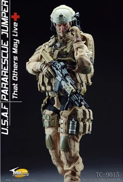 USAF Pararescue Jumper - Tan Backpack w/Gear Set