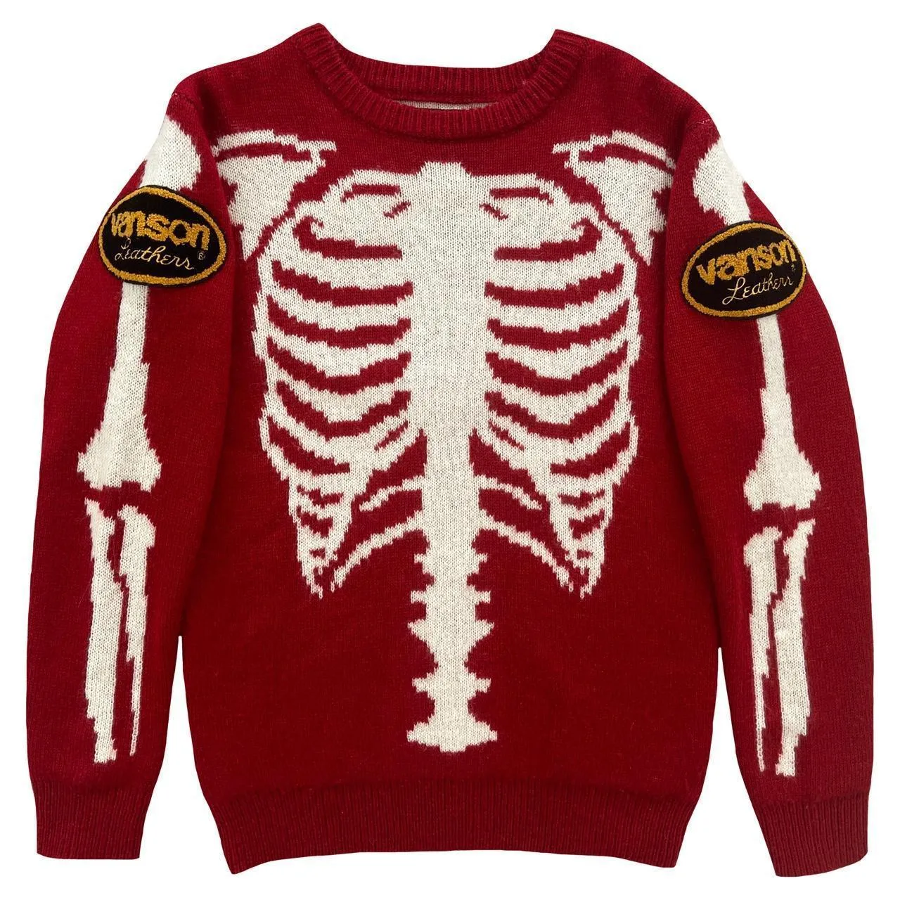 Vanson Leathers Mohair Skeleton Jumper