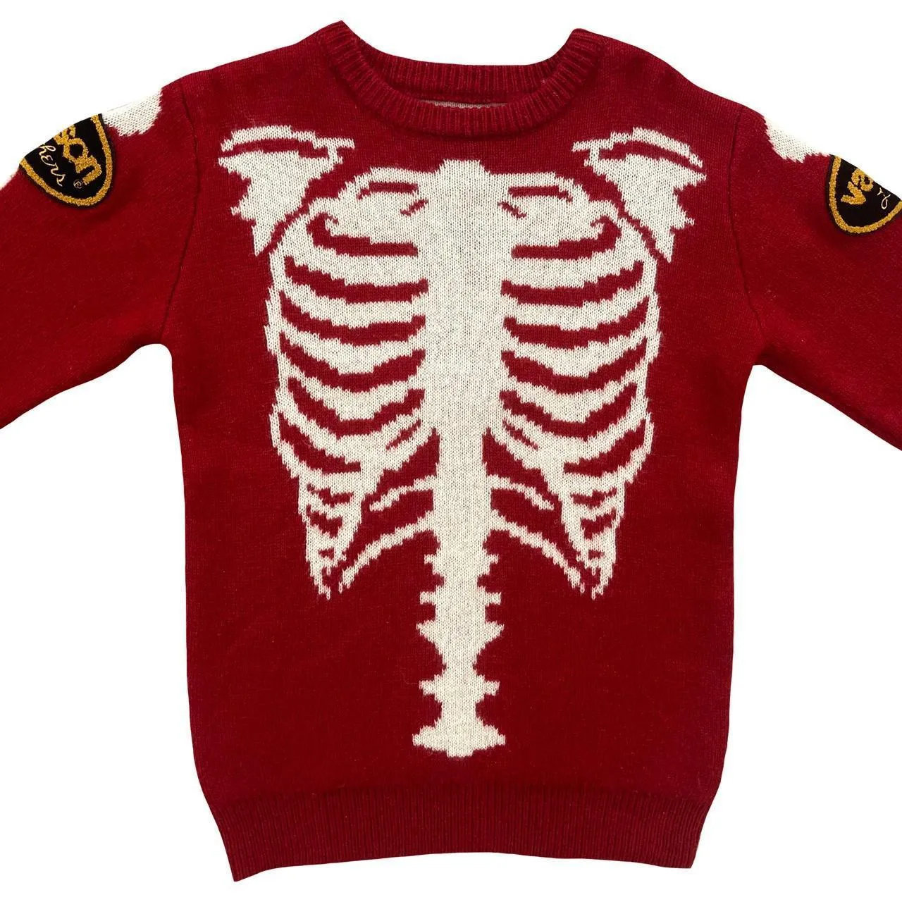 Vanson Leathers Mohair Skeleton Jumper