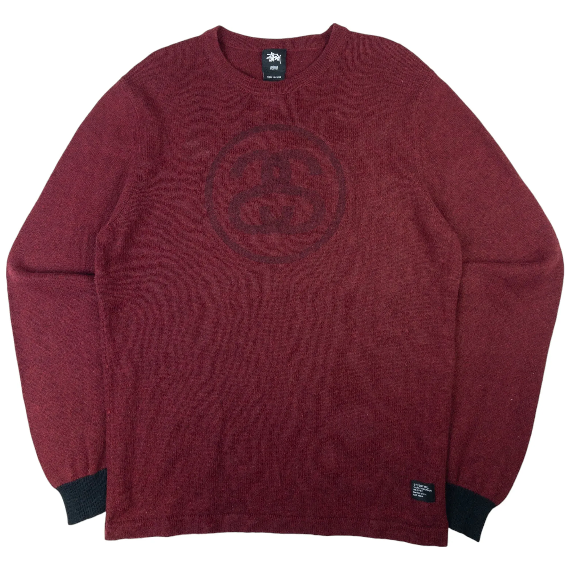 Vintage Stussy Knit Jumper Size M