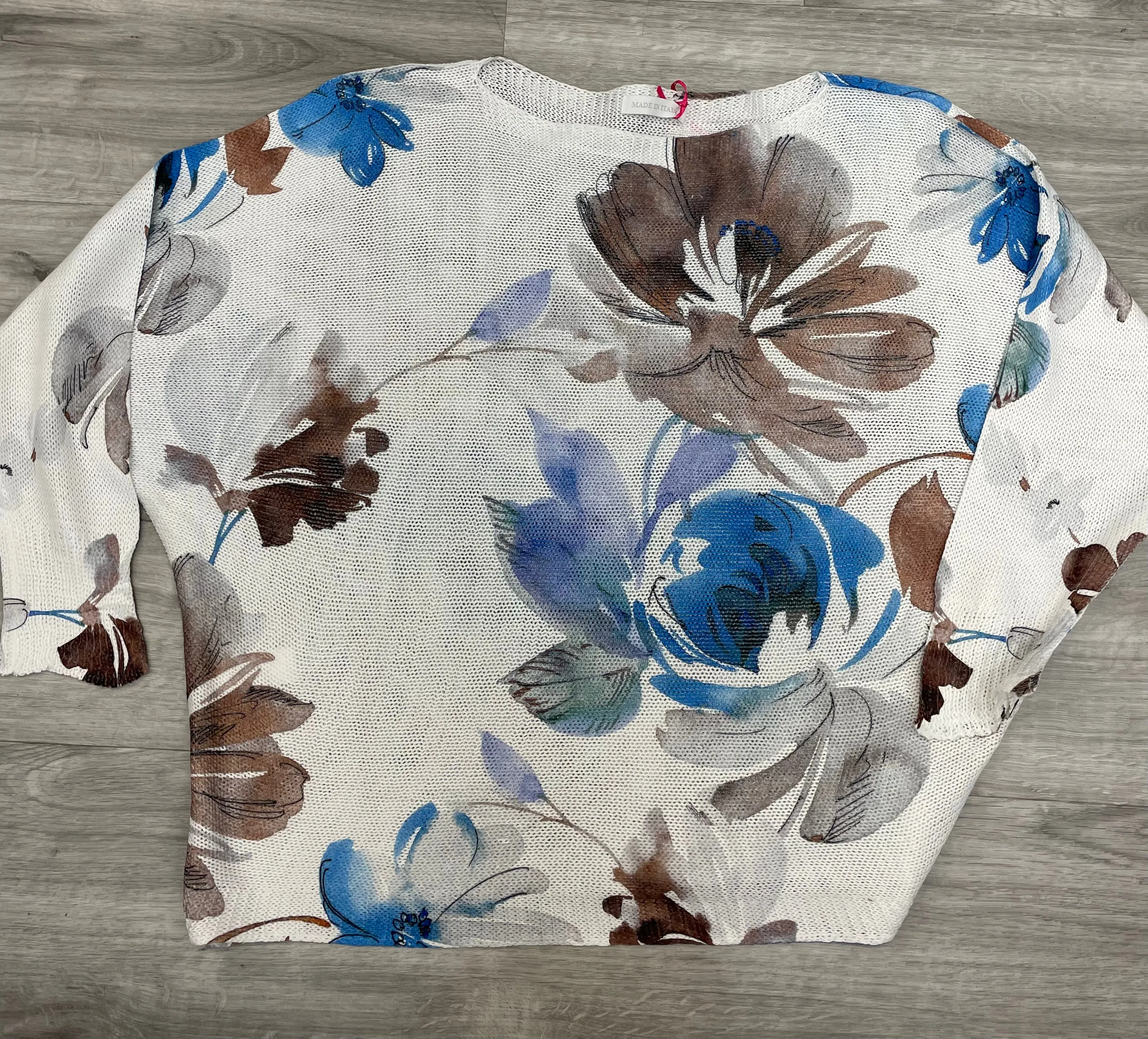 Yolly Watercolor Flower Print Top